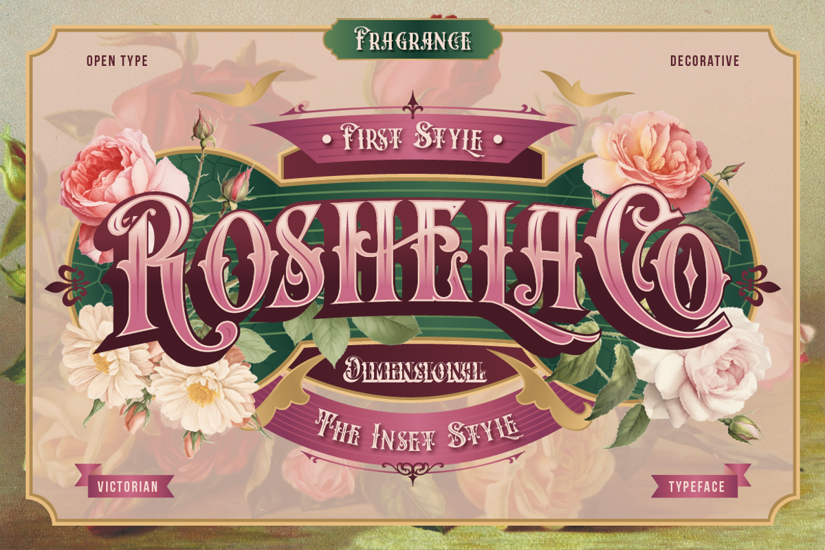 Fragrance, a Serif Font by Burntilldead (Photo 5 of 14)