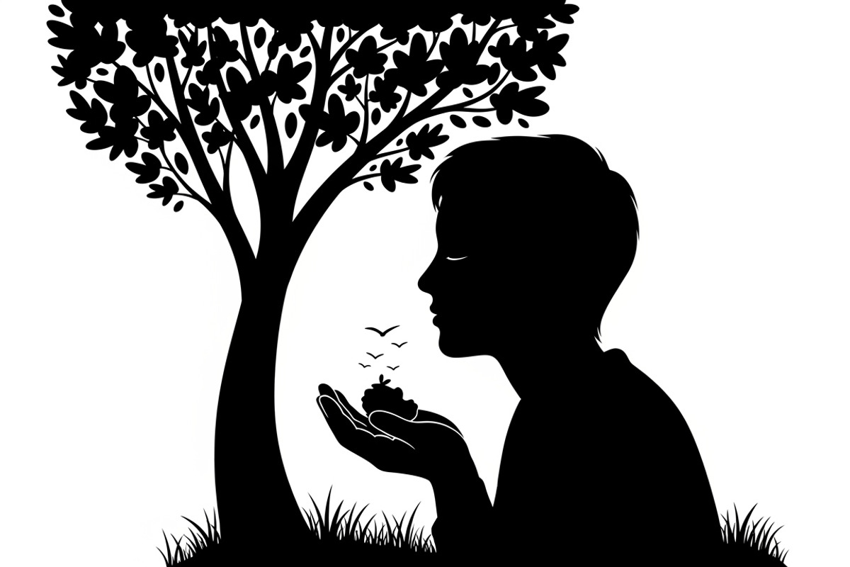 peaceful moment silhouette, an Illustration by Amazin_art (Photo 27 of 46)
