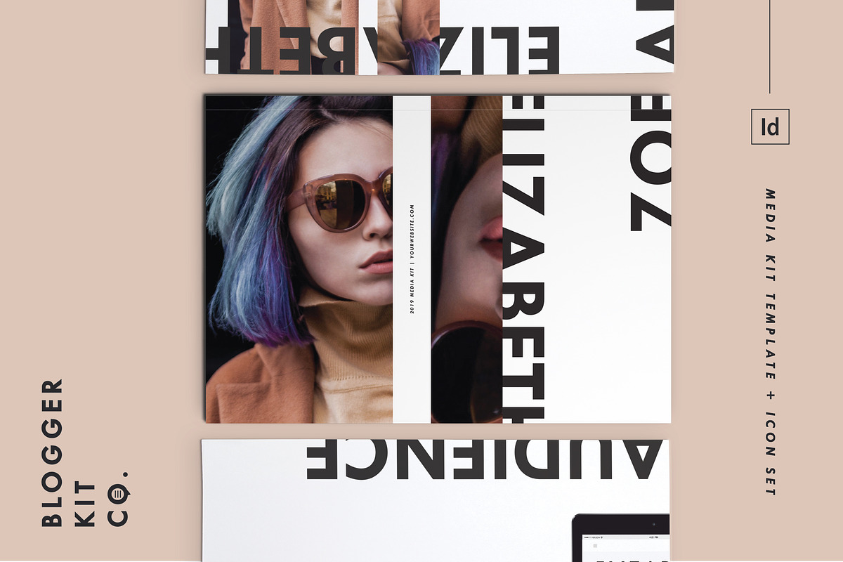 Media Kit for Influencers | 6 Pages, a Resume Template by Blogger Kit Co. (Photo 5 of 5)