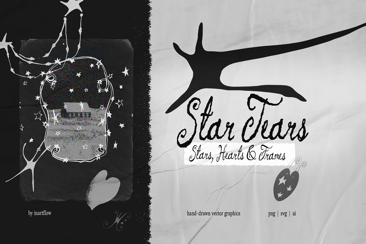 Stars, Hearts and Frames, an Object Graphic by Inartflow (Photo 1 of 15)