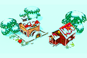 Cartoon Christmas Farm, an Environmental 3D Model by Souchenki (Thumbnail 24 of 29)