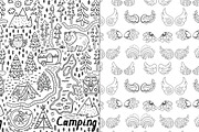 32 Seamless Coloring Patterns, a Pattern Graphic by PenguinHouse (Thumbnail 3 of 14)