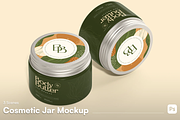 Cosmetic Jar Mockup, a Packaging Mockup by graphicsauce (Thumbnail 1 of 4)