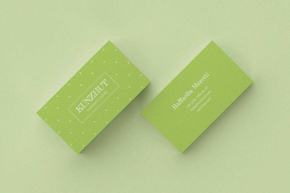 Kunzhut. Business Card Template, a Business Card Template by le-genda (Photo 3 of 7)