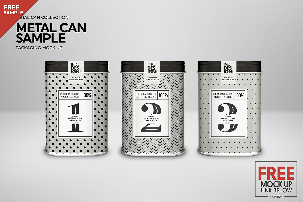 330ml Metal Drink Bottles Mockup, a Packaging Mockup by INCDesign (Photo 6 of 6)