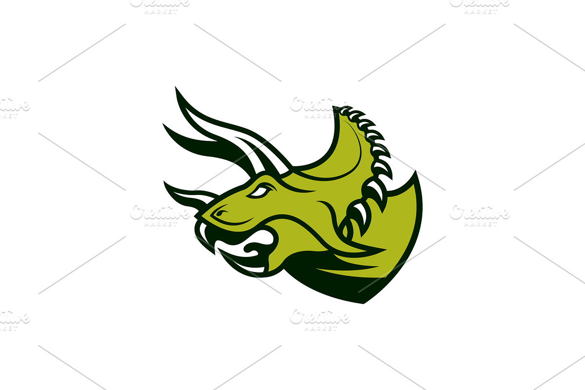 Triceratops Logo, a Branding & Logo Template by ashenterprise (Photo 1 of 4)