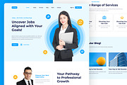 Jobsy - Job Finder Landing Page, an UI Kit Template by ENATIVE (Thumbnail 2 of 4)