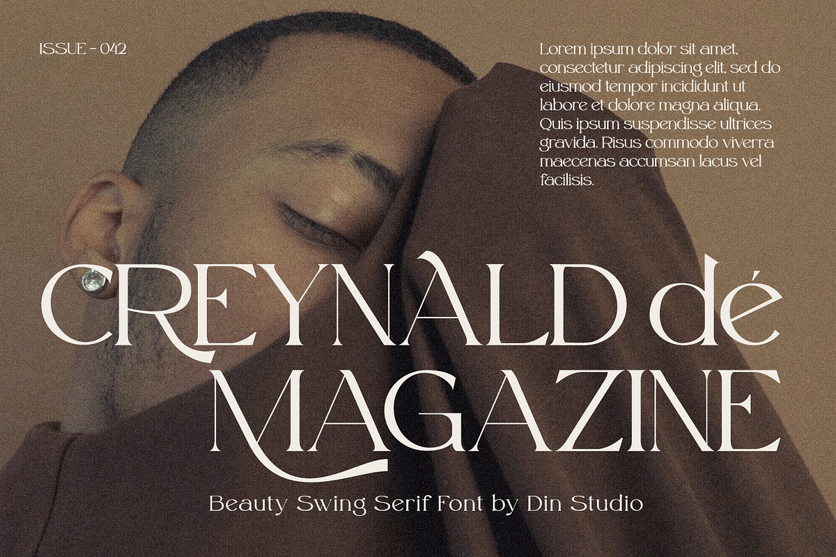 Beauty Swing, a Serif Font by din-studio.com (Photo 4 of 10)