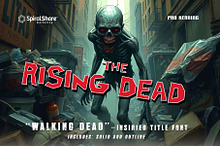 Rising Dead Comic Book Font