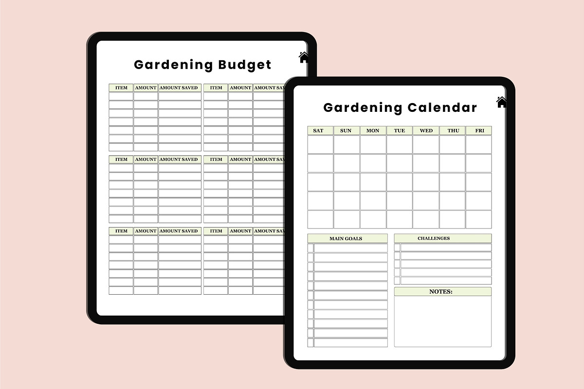 Hyperlink Digital Garden  Planner, a Design Template by Designmela01 (Photo 7 of 11)