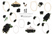 Black Princess Dress Quinceañera, an Illustration by Oh Darling Graphics (Thumbnail 3 of 3)