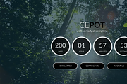 Cepot Coming Soon, a Bootstrap Template by Tetuko Themes (Thumbnail 2 of 2)