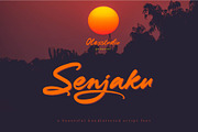 Senjaku - Handlettered, a Script Font by Olexstudio (Thumbnail 1 of 8)