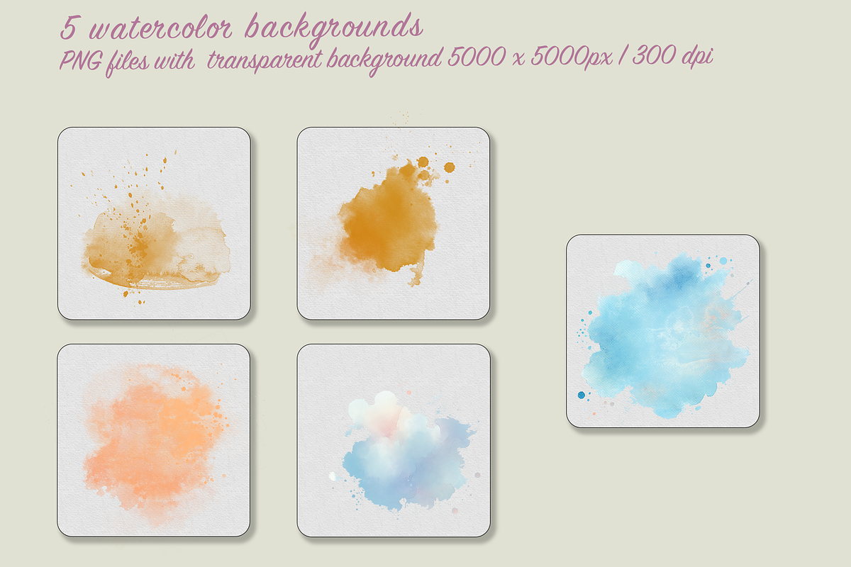 Adriatic Garden Watercolor Set, a Decorative Illustration by Aurella Art (Photo 15 of 16)