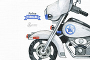 Rescue Vehicles Collection., a Transportation Illustration by OctopusArtis (Thumbnail 7 of 10)