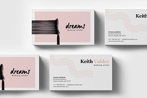 Makeup Studio Business Card Template