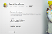 Sarah - CV & Resume vCard WordPress, a WordPress Template by thaodhtn (Thumbnail 6 of 7)