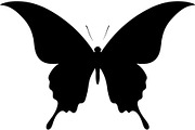 Elegant Butterfly Silhouette, an Object Graphic by Creativeshirt (Thumbnail 2 of 17)