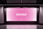 Subway Screen Mockup, an Advertising Mockup by Design Squad (Thumbnail 3 of 4)