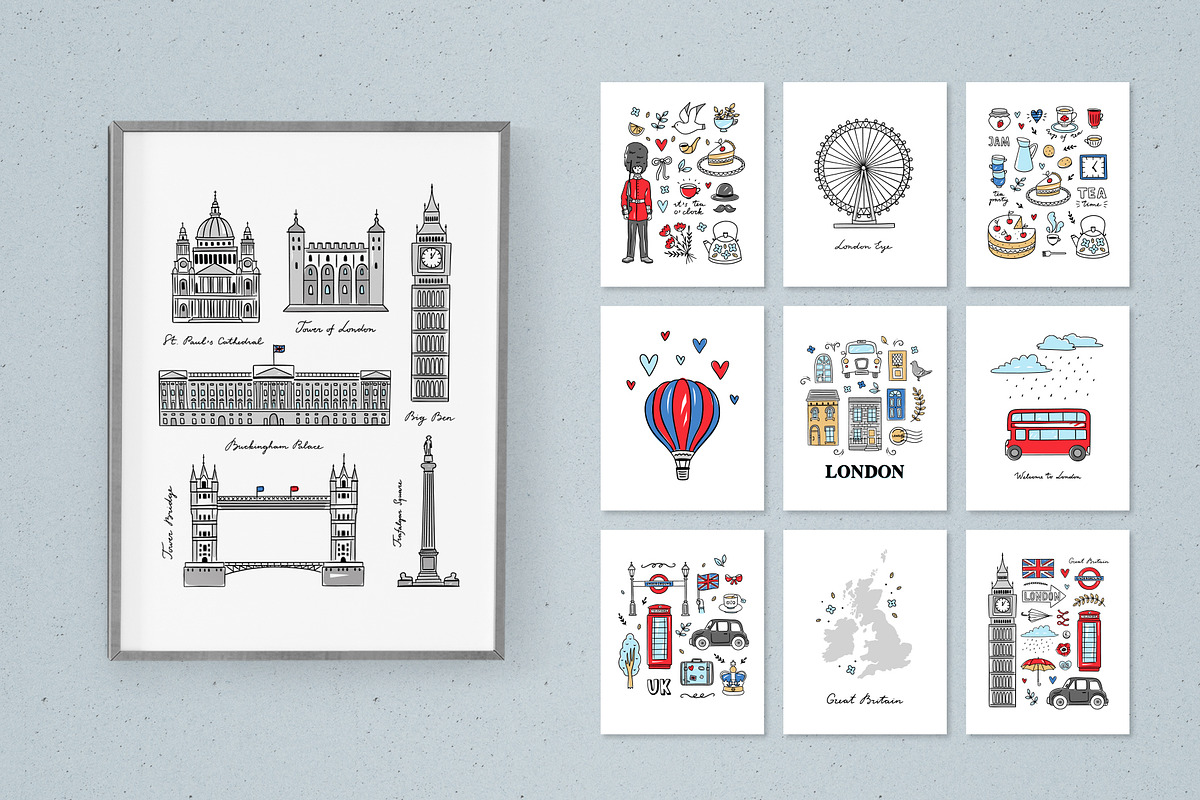 London Illustrations & Patterns, an Illustration by Redchocolate (Photo 7 of 9)