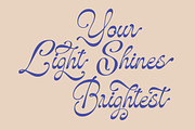 Glaritza Script, a Script Font by Suza Studio (Thumbnail 2 of 10)