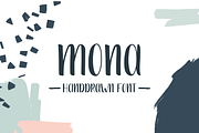 Mona Handwriting Font, a Handwritten Font by Wild Ones (Thumbnail 1 of 7)