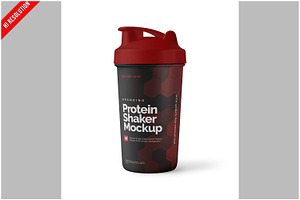 Protein Shaker Mockup, an Advertising Mockup by Bruno's Shop