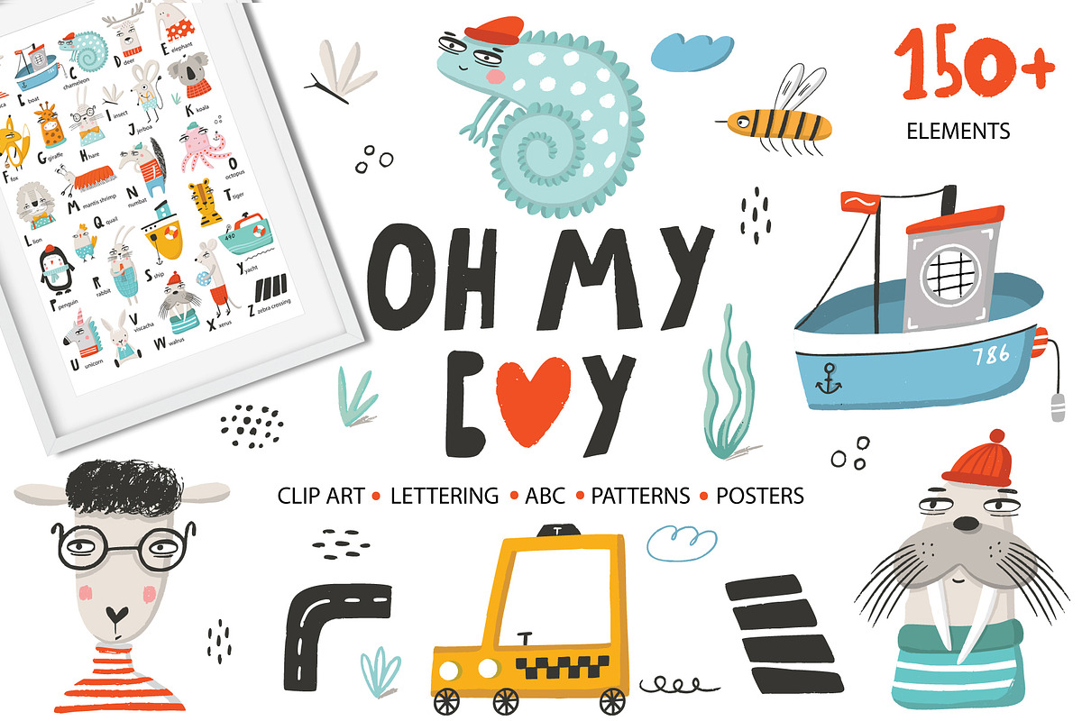 OH MY BOY, an Animal Illustration by Oksana Stepova (Photo 1 of 17)