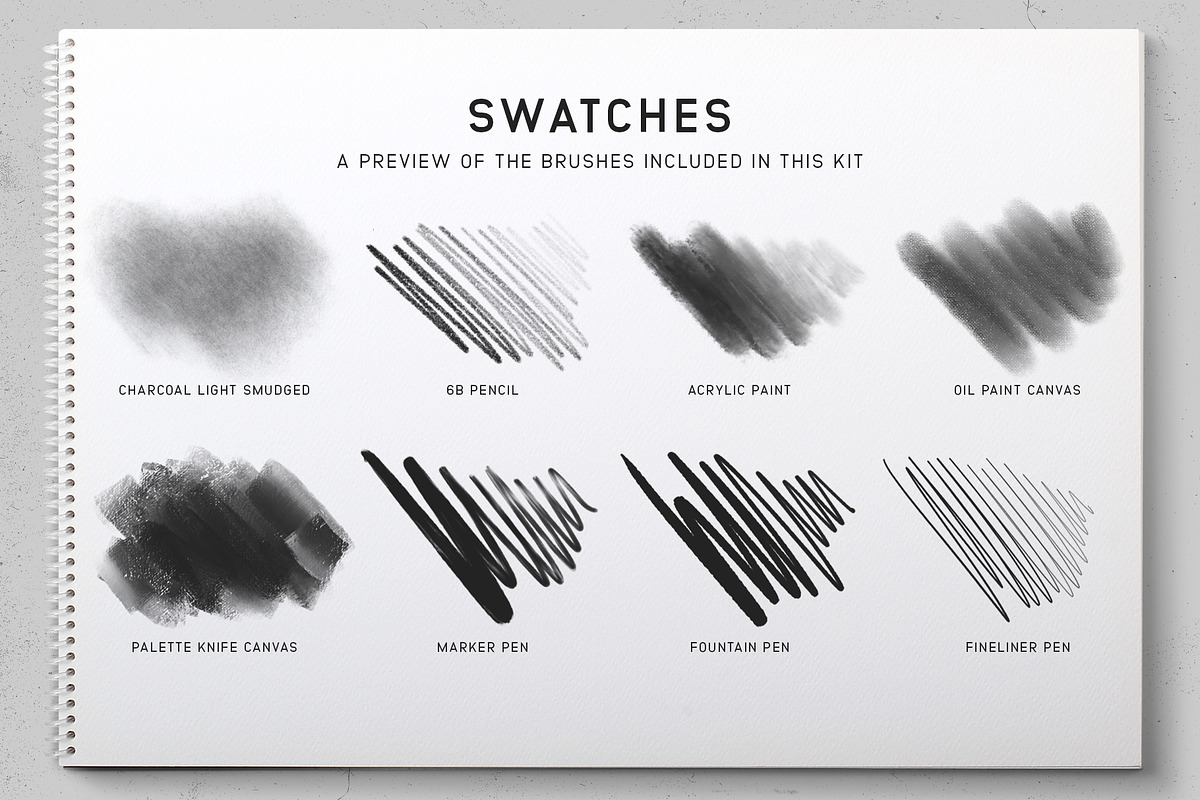 Procreate Brushes Starter Kit preview 5