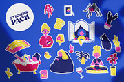 Girls: Patterns and Illustrations, a Pattern Graphic by marmarina (Thumbnail 4 of 10)