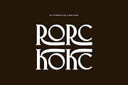 Grohko - Retro Font, a Serif Font by QR Design Studio (Thumbnail 7 of 8)