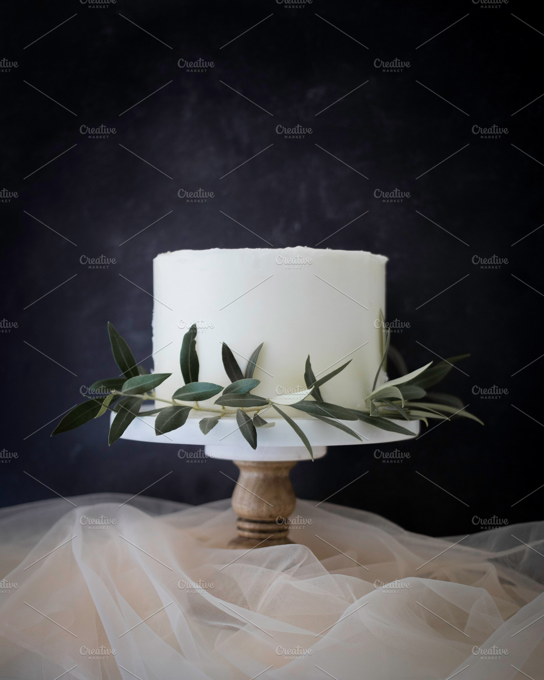 White Cake Styled Stock Photo 4, a Food & Drink Photo by Rebecca Lane Graphics