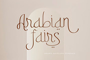 Arabian Fairs - Fauxlang Arabic Font, a Font by Bale Type (Thumbnail 1 of 12)