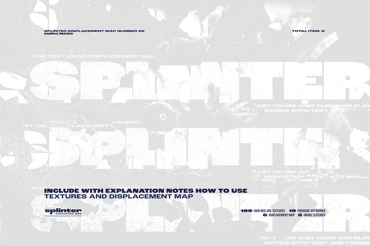 Splinter Textures Set, a Texture Graphic by nicholasasmita (Photo 11 of 22)