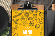 FREE! Trifold + Classic Food Menu, a Brochure Template by BarcelonaShop (Thumbnail 3 of 5)