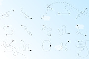 30 Airplane Route, an Object Graphic by Pikgura (Thumbnail 2 of 3)