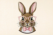 Retro Easter Bunny PNG, Happy Easter, an Illustration by DreamPrint404 (Thumbnail 1 of 6)