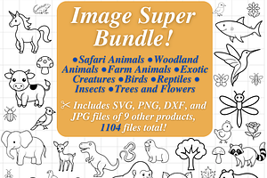 Animal etc Images Super Bundle SVG..