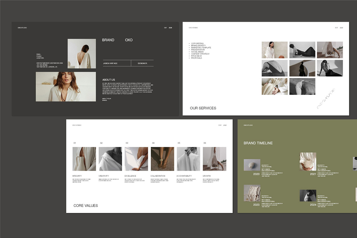 OXO | Service Guide Template, a Presentation Template by Graphpexel (Photo 5 of 8)