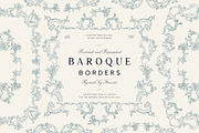 Vintage Baroque Borders PNG and SVG, a Graphic by Century Library (Thumbnail 1 of 9)