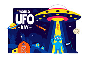 10 World UFO Day Illustration, an Object Illustration by denayunebgt (Thumbnail 4 of 4)