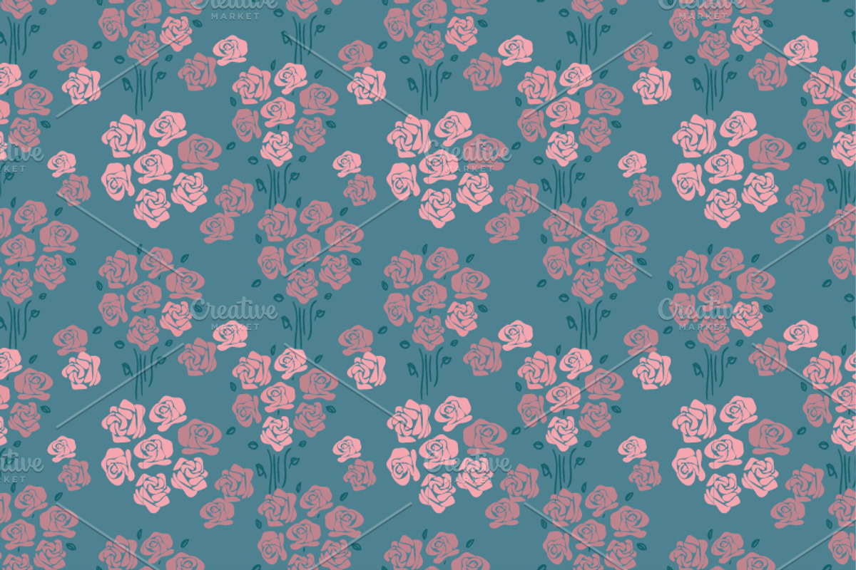Six vintage seamless patterns preview 7