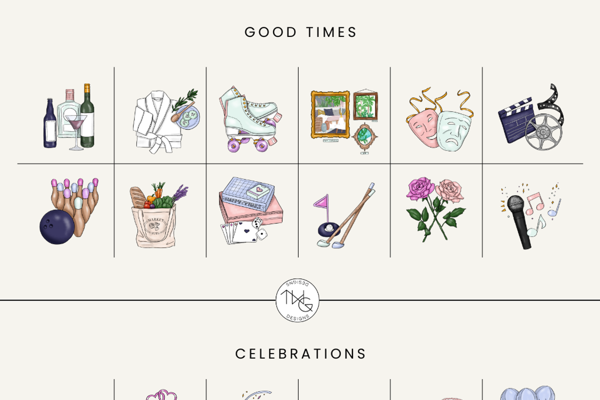 Life Planner To Do Icons, an Illustration by TWG Designs (Photo 6 of 10)