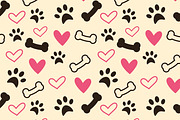Pug Seamless Patterns | Vector Files, an Animal Illustration by Elena Nesterova (Thumbnail 7 of 7)