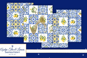 Portuguese PNG Tiles & Patterns Kit