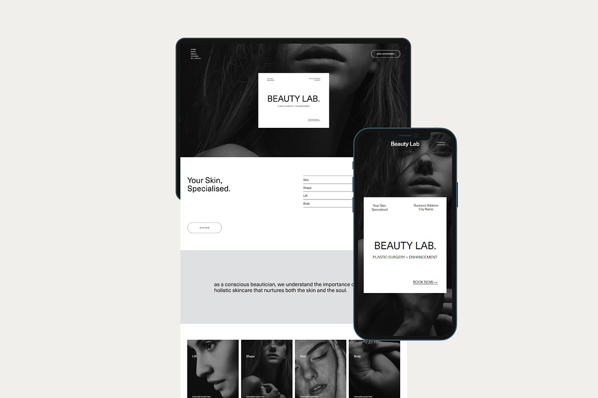 Beauty Lab - Squarespace Template 7.1 preview 3