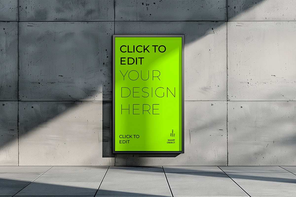 Vertical Display Mockup, an Advertising Mockup by Voar Mockups