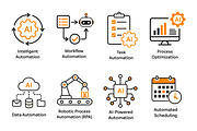AI Automation Icons, a Solid Icon by Billah Hub (Thumbnail 1 of 2)