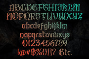 Oldstone Lines, a Blackletter Font by Letterafa Studio (Thumbnail 7 of 8)