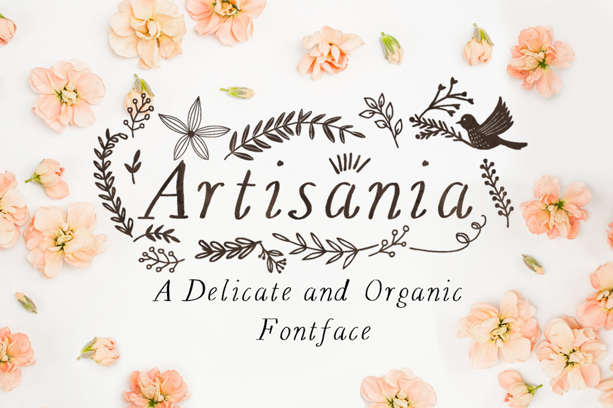 Artisania Handmade Font, a Handwritten Font by Lemon Pie Studio (Photo 3 of 11)